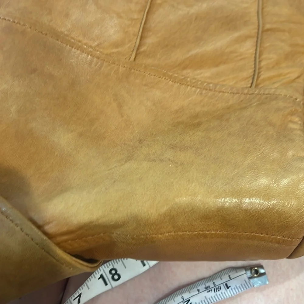 Wilson’s Vintage 70’s Carmel Soft Leather Jacket with Great Patina - Picture 7 of 7